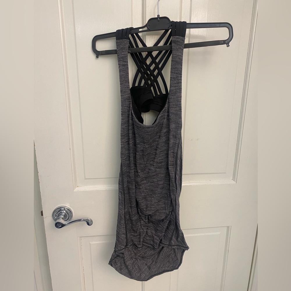 Lululemon athletic No Limits Tank with built in sports bra